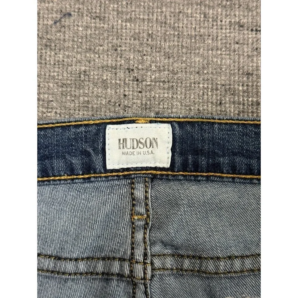 Hudson Blue Denim Skinny Jeans Women’s Mid Rise Size 30 x 30 Made in USA - Picture 16 of 16